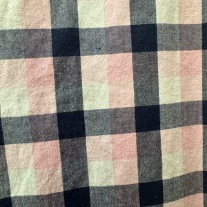 Tommy Hilfiger Pink and Black Plaid Shirt